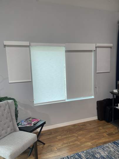 Roller Shades with Different Top Treatments